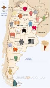 Argentina, chile, paraguay and uruguay'. Map Of Ponchos Argentina Mapa Da Argentina Mapa Turistico Mapa
