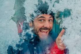 Down the snow: Dieter Coppens en Kevin samen onderweg voor De Warmste Week