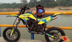Modifikasi vixion jadi supermoto atau trail terbaru keren from www.motorvixion.com. Foto Modifikasi Supermoto Warna Kuning Brosis Setia1heri Com