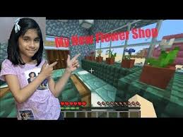 Showing My New Flower Shop Minecraft Youtube Minecraft Gameplay Minecraft Games To Play