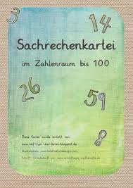 Sachrechenkartei Im Zahlenraum Bis 100 Mathe Ubungsaufgaben Mathe Und Textaufgaben Mathe