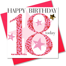 Auguri di compleanno per un amica frasi e immagini donna moderna : Claire Giles Biglietto Di Auguri Per Compleanno Da Ragazza 18 Anni Amazon It Cancelleria E Prodotti Per Ufficio