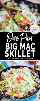 Big Mac Skillet Easy Family Recipes