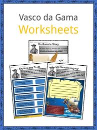 Translated and edited by e. Vasco Da Gama Facts Worksheets Background Early Voyages For Kids