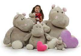 Bari Kubu 54 Inch Father Of The Kubu Stuffed Hippo Pod A Big Stuffed Hippopatamus Hippo Baby Hippo Giant Teddy