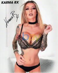 Karma RX Porn Star Autographed Signed 8x10 Photo REPRINT | eBay