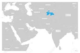 Maplandia.com in partnership with booking.com offers highly competitive rates for all types of hotels in tajikistan, from affordable family hotels to the most luxurious ones. Tajikistan Blue Marked In Political Map Of South Asia And Middle East Simple Flat Vector Map Royalty Free Cliparts Vectors And Stock Illustration Image 92621711