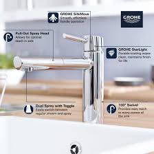 Kitchen faucets with pull down sprayer, solid brass industrial single handle faucet pull down sprayer spring kitchen sink faucet. Concetto Single Handle Pull Out Kitchen Faucet Dual Spray 1 5 Gpm