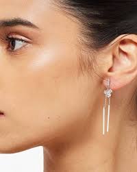 Buy Silver-Toned Earrings for Women by PROJECT EVE Online