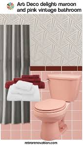 11 Ideas To Decorate A Burgundy And Pink Bathroom Burgundy Bathroom Shabby Chic Bathroom Maroon Bathroom