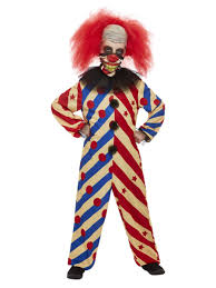 Punky the killer clown mask. Scary Clown Costumes Smiffys