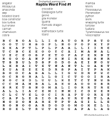 110,068 plays grade 3 (729) ack word search. Reptile Wordsearch Puzzle Puzzle Enchanted Learning Software