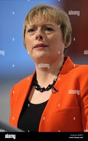 Angela Eagle, Labour Party MP, Member of Parliament for Wallasey, exterior  close up portrait looking directly at the camera, Westminster Stock Photo