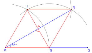 Draw a line segment oa. How To Construct A 30 Degree Angle With Compass And Straightedge Or Ruler Math Open Reference
