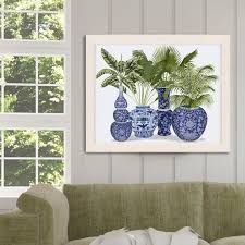 Chinoiserie Wall Art Ginger Jar Art Print Hampton Style Decor Etsy Hamptons Style Decor Wall Art Living Room Jar Art