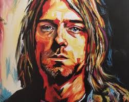 Kurt Cobain // Original Acrylic Painting, Nirvana