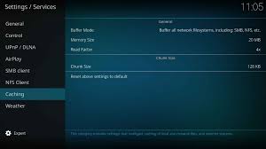 Settings/Services/Caching - Official Kodi Wiki