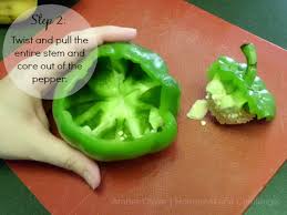 Make sure not to cut the pepper in half—just slice through one side. How To Cut A Bell Pepper The Easy Way