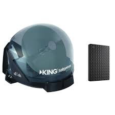 Installation is free in up to six rooms! King Vq4550 Tailgater Bundle With Bonus 1tb Dvr Expansion Portable Satellite Tv Antenna Dish Wally Hd Receiver 1tb Dvr Expansion For Rvs Trucks Tailgating Camping And Outdoor Walmart Com