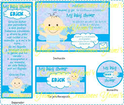 Separador Invitacion Tarjeta De Agradecimiento Etiqueta Para Monedita Invitaciones De Baby Shower De Varon Baby Shower Baby Shower Invitaciones
