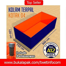 Beli Kolam Ikan Terpal Kotak Ukuran 300x150x100cm Ada Pembuangan Dengan Harga Murah Rp427 500 Di Lapak Cv Bambang Mas Kab Blitar Pen Ashtray Personal Care