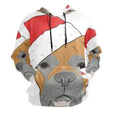 Amazon Com Hhatt Unisex 3d Christmas Boxer Dog Print