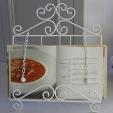 White Tablet Recipe Book Holder Recipe Book Holders Book Holders Shabby Vintage