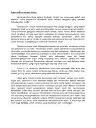 23/1997) maka pencemaran yang terjadi di udara atau atmosfer disebut sebagai pencemaran yang. Laporan Pencemaran Udara
