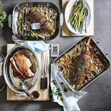 Williams Sonoma Stainless Steel Ultimate Roasting Pan Williams Sonoma Kitchen Design Styles Sonoma