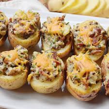These Fully Loaded Klondike Twice Baked Potatoes Are Very A Peeling And Delicious This Recipe Begins With Our Cre Twice Baked Potatoes Hasselback Recipes Food