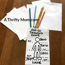 The Add On Drawing Game A Thrifty Mom Recipes Crafts Diy And More You can play with friends or friends to be in this drawing game.
