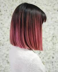 Pink Balayage For Short Asian Hair Shorthairbalayage Asian Hair Balayage Hair Hair Styles