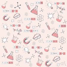 chemistry in pink science stem sticker by tiffany aryee white background 3 x3 in 2021 science stickers chemistry science background