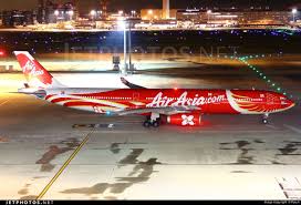 Airasia X My Airbus A330 343 9m Xxt Aircraft Painted In Xcintillating Phoenix Special Colors Rolling At Japan Tokyo Heneda I Air Asia Airbus Aircraft