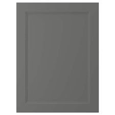 Axstad kitchen door has a matt, dark grey surface with soft lines and an inset panel. Axstad Dark Grey Door 60x80 Cm Ikea