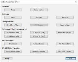 Then click the download button to start downloading the codec pack which is usually in war format. K Lite Codec Tweak Tool Free Download Rocky Bytes