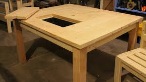 Shadow box coffee table ikea ideas. Patio Table With Ice Box How To Build Youtube