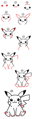 Learn how to draw cute chibi pikachu from pokemon step by step. How To Draw Pikachu Kids Novocom Top
