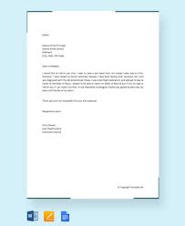 College application is a process of writing a formal letter to college/university for admissions. Free 8 Formal Sick Leave Letter Templates In Pdf Ms Word Google Docs Pages