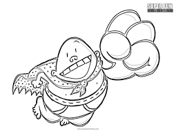 Super diaper baby coloring pages coloring pages ideas. Captain Underpants Coloring Page Super Fun Coloring