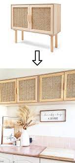 Two of the cabinet doors feature a glass exterior so you can. Kmart Hack Rattan Sideboard Kitchen Cabinets Decor Rattan Diy Furniture