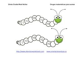 Recursos para ayudar a los estudiantes en sus tareas escolares. Imagenes Orugas Matematicas Para Sumas Nivel Inicial 03 Pdf Orientacion Andujar Recursos Educativos