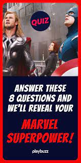 You can use this swimming information to make your own swimming trivia questions. Answer These 8 Questions And We Ll Reveal Your Marvel Superpower Marvel Questions Marvel Quiz Avengers Quiz
