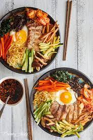 Bibimbap Korean Mixed Rice Authentic Bibimbap Recipe The Easy Bibimbap Version Can Be Made In Just 20 30 Minutes Us Bibimbap Recipe Asian Recipes Recipes
