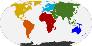 Die länderkarten von d, a, ch sind zudem auch mit beschriftung der. De 7 Kontinenter