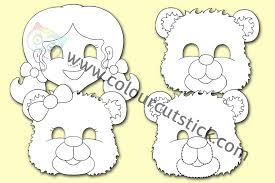 You can print or color them online at getdrawings.com for absolutely free. Free Goldilocks And The Three Bears Role Play Masks Colouring Colour Cut Stick Free Colouring Activities