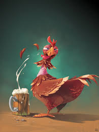 Art Of Biboun Photo Rooster Art Cute Art Art