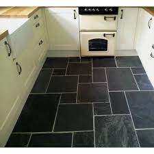 Blue light discount · free store collection · home or store delivery Chima Black Slate Combination Floor Tiles Crown Tiles Black Slate Floor Slate Kitchen Slate Flooring