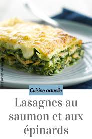 Lasagnes Au Saumon Et Aux Epinards Lasagnes Recette Lasagne Lasagne Saumon