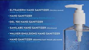 The fda first warned consumers in june about nine hand sanitizer products to avoid due to the possible presence of methanol. Health Canada Recalls Six Hand Sanitizers Containing Industrial Grade Ethanol Ctv News